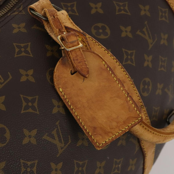 LOUIS VUITTON Monogram Keepall 55 Boston Bag M41424 LV Auth 195758