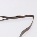 GUCCI GG Supreme Web Sherry Line Shoulder Bag PVC Leather Beige Gold Auth 195761-8