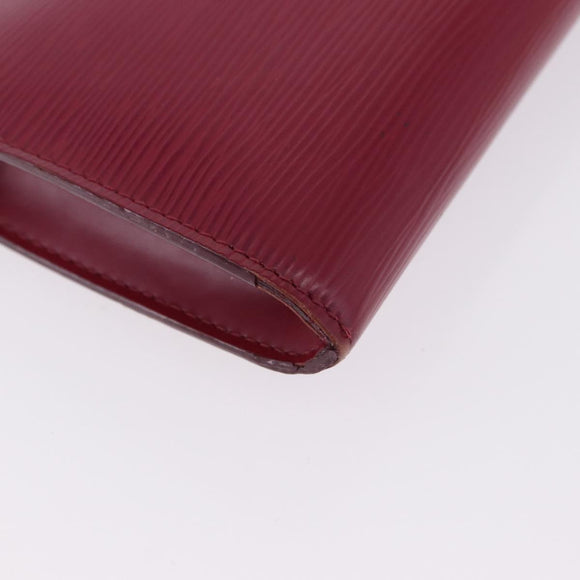 LOUIS VUITTON Epi Pochette Accessoires Pouch Fuchsia M40777 LV Auth 195762A