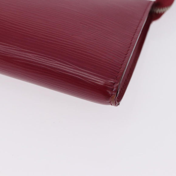 LOUIS VUITTON Epi Pochette Accessoires Pouch Fuchsia M40777 LV Auth 195762A