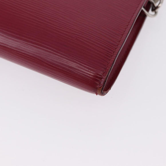 LOUIS VUITTON Epi Pochette Accessoires Pouch Fuchsia M40777 LV Auth 195762A