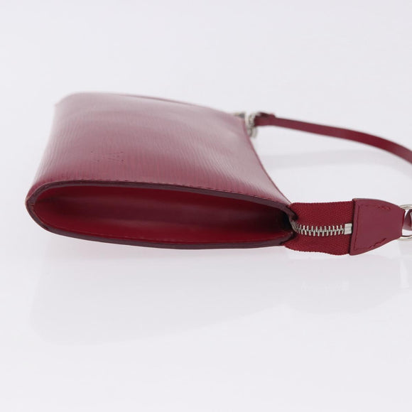 LOUIS VUITTON Epi Pochette Accessoires Pouch Fuchsia M40777 LV Auth 195762A