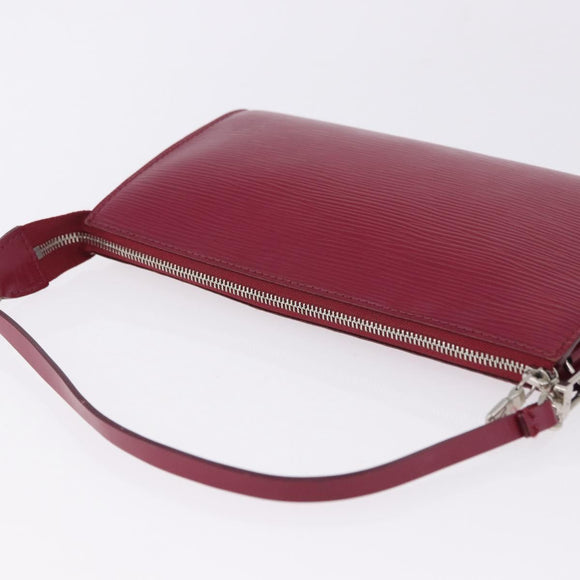 LOUIS VUITTON Epi Pochette Accessoires Pouch Fuchsia M40777 LV Auth 195762A