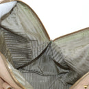 PRADA Tote Bag Leather Beige Gold Tone Auth 195767V-24