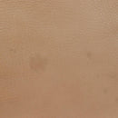 PRADA Tote Bag Leather Beige Gold Tone Auth 195767V-4