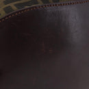 FENDI Zucca Canvas Hand Bag Brown Auth 195772-10