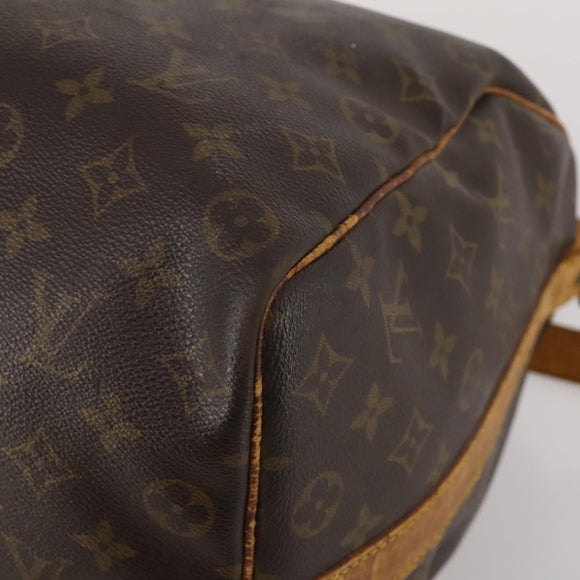 LOUIS VUITTON Monogram Keepall Bandouliere 50 Boston Bag M41416 LV Auth 195773