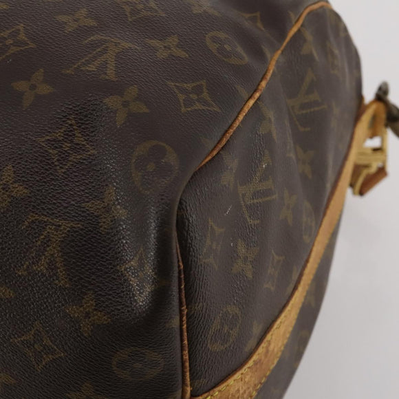 LOUIS VUITTON Monogram Keepall Bandouliere 50 Boston Bag M41416 LV Auth 195773