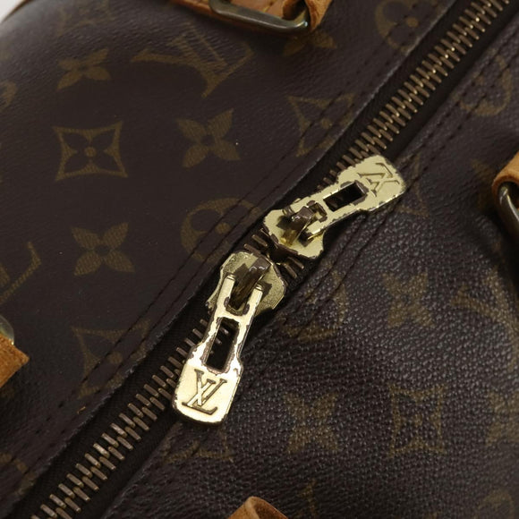 LOUIS VUITTON Monogram Keepall Bandouliere 50 Boston Bag M41416 LV Auth 195773