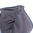 FENDI Zucchino Canvas Shoulder Bag Black Silver 8BT151 Auth 195776V-21