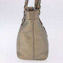 LOEWE Tote Bag Leather Gold Tone Auth 195777V-4
