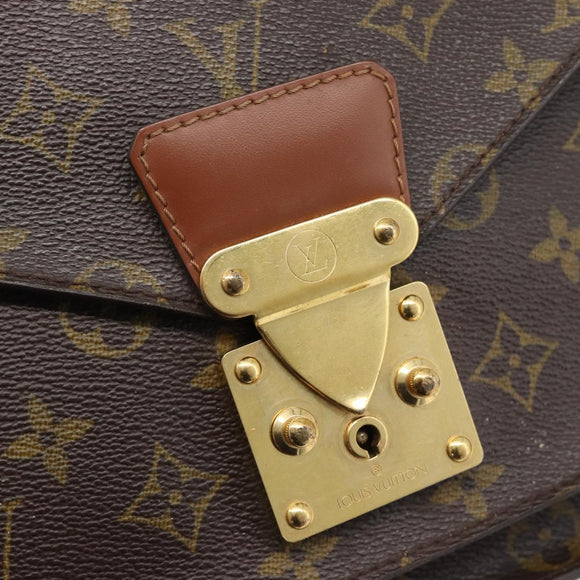 LOUIS VUITTON Monogram Monceau 28 Hand Bag M51185 LV Auth 195780