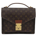 LOUIS VUITTON Monogram Monceau 28 Hand Bag M51185 LV Auth 195780-13