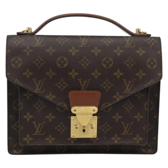 LOUIS VUITTON Monogram Monceau 28 Hand Bag M51185 LV Auth 195780