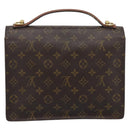 LOUIS VUITTON Monogram Monceau 28 Hand Bag M51185 LV Auth 195780-2