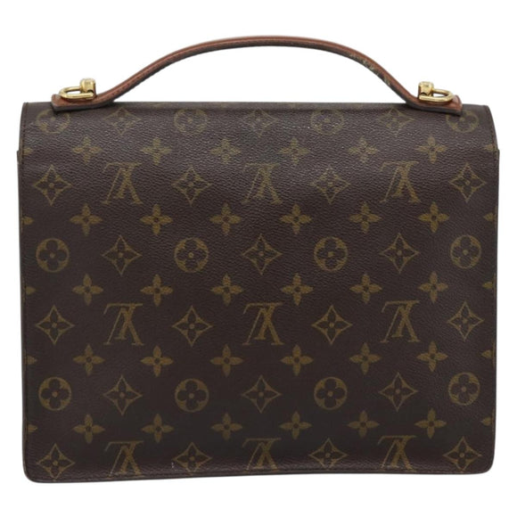 LOUIS VUITTON Monogram Monceau 28 Hand Bag M51185 LV Auth 195780
