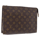 LOUIS VUITTON Monogram Poche Toilette 26 Pouch M47542 LV Auth 195782-1