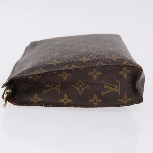 LOUIS VUITTON Monogram Poche Toilette 26 Pouch M47542 LV Auth 195782