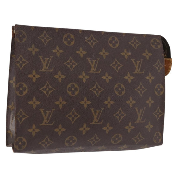 LOUIS VUITTON Monogram Poche Toilette 26 Pouch M47542 LV Auth 195783