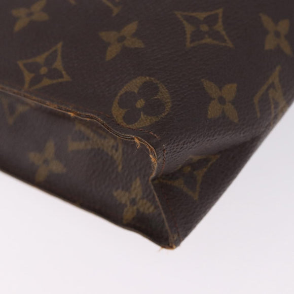 LOUIS VUITTON Monogram Poche Toilette 26 Pouch M47542 LV Auth 195783