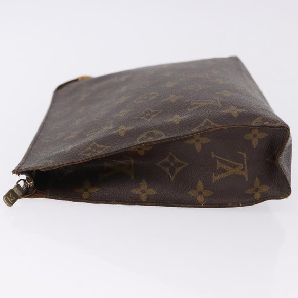 LOUIS VUITTON Monogram Poche Toilette 26 Pouch M47542 LV Auth 195783