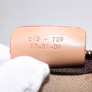 ETRO Paisley Hand Bag Leather Brown Gold Tone Auth 195784-12
