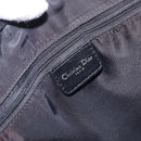Christian Dior Trotter Canvas Hand Bag Black Silver Auth 195785V-18