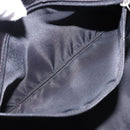 Christian Dior Trotter Canvas Hand Bag Black Silver Auth 195785V-22
