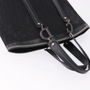 Christian Dior Trotter Canvas Hand Bag Black Silver Auth 195785V-6
