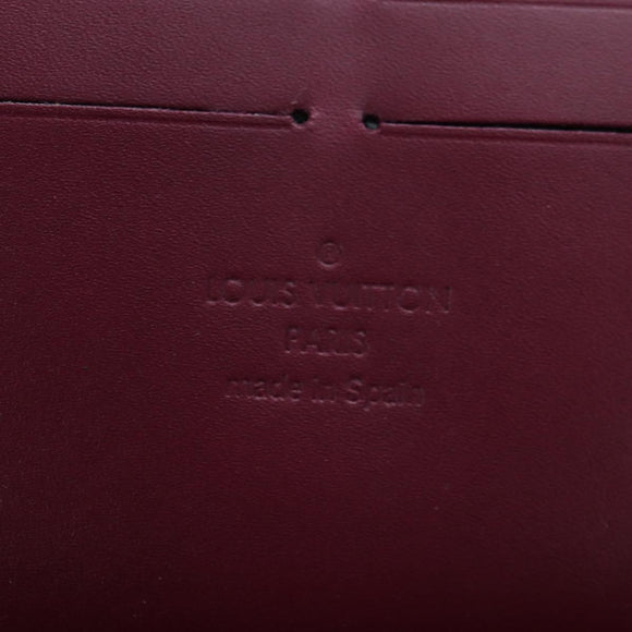 LOUIS VUITTON Monogram Vernis Zippy Organizer Long Wallet Viole LV Auth 195786V