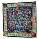 HERMES Scarf ""fantaisies indiennes"" Silk Multicolor Auth 195787M-16