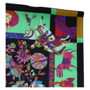 HERMES Scarf ""fantaisies indiennes"" Silk Multicolor Auth 195787M-4