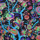 HERMES Scarf ""fantaisies indiennes"" Silk Multicolor Auth 195787M-6