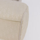 Christian Dior Trotter Canvas Hand Bag Ivory Silver Auth 195788V-11