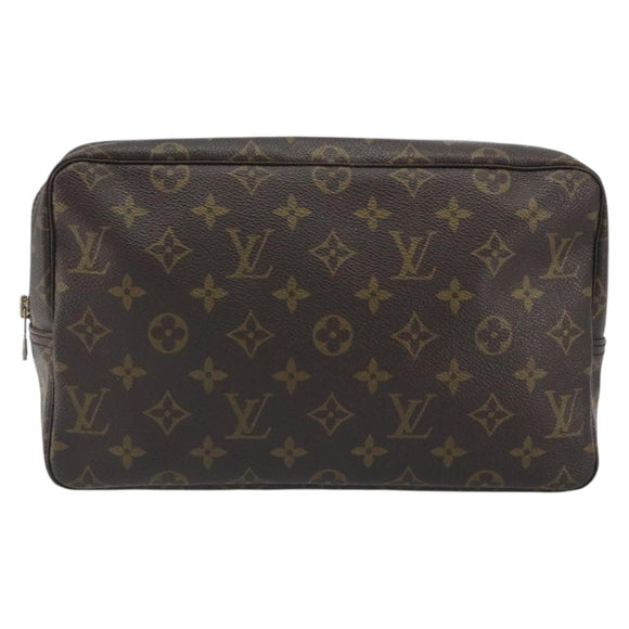 LOUIS VUITTON Monogram Trousse Toilette 28 Clutch Bag M47522 LV Auth 195789A