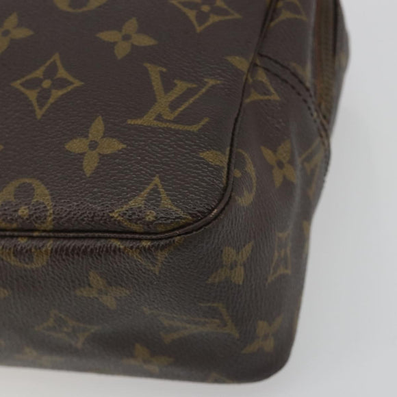 LOUIS VUITTON Monogram Trousse Toilette 28 Clutch Bag M47522 LV Auth 195789A