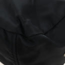 PRADA Nylon Shoulder Bag Black Silver Auth 195790V-15