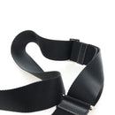 PRADA Nylon Shoulder Bag Black Silver Auth 195790V-9