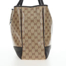 GUCCI GG Crystal Tote Bag Coated Canvas Outlet Beige Gold 293589 Auth 195792V-5