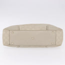 GUCCI GuccissimaGG Pretty Tote Bag Leather Ivory 163805 Auth 195794V-7