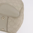 GUCCI GuccissimaGG Pretty Tote Bag Leather Ivory 163805 Auth 195794V-16
