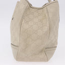GUCCI GuccissimaGG Pretty Tote Bag Leather Ivory 163805 Auth 195794V-4