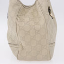 GUCCI GuccissimaGG Pretty Tote Bag Leather Ivory 163805 Auth 195794V-5