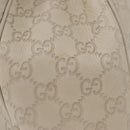 GUCCI GuccissimaGG Pretty Tote Bag Leather Ivory 163805 Auth 195794V-6