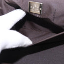 FENDI Zucca Canvas Mamma Baguette Hand Bag Brown Silver Auth 195795V-24