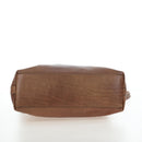 GUCCI Interlocking Hand Bag Leather 2way Brown Silver 326514 Auth 195798V-12