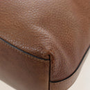 GUCCI Interlocking Hand Bag Leather 2way Brown Silver 326514 Auth 195798V-16