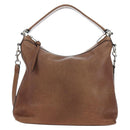 GUCCI Interlocking Hand Bag Leather 2way Brown Silver 326514 Auth 195798V-2