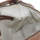 GUCCI Interlocking Hand Bag Leather 2way Brown Silver 326514 Auth 195798V-21