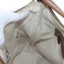 GUCCI Interlocking Hand Bag Leather 2way Brown Silver 326514 Auth 195798V-22